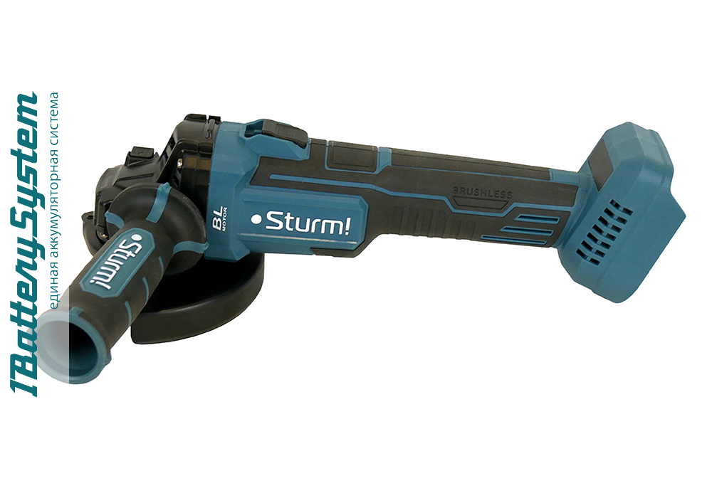 Аккумуляторная УШМ Sturm! CAG1812BL 1BatterySystem - 3